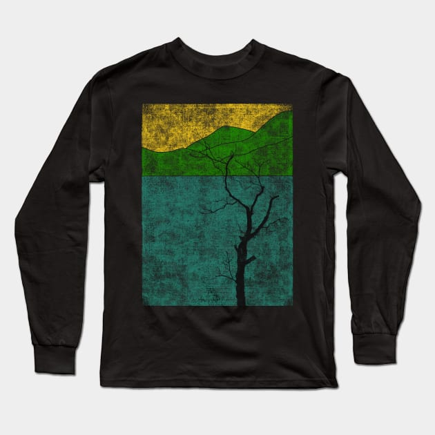 Lone Tree Long Sleeve T-Shirt by bulografik